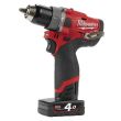 Perceuse-visseuse à percussion Milwaukee M12 FPD-402X + 2 batteries 4 Ah + chargeur + coffret HD-Box - 4933459804 photo du produit Secondaire 1 S