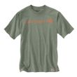 T-shirt manches courtes CORE LOGO TXL vert clair CARHARTT S1103361G57XL photo du produit Secondaire 1 S
