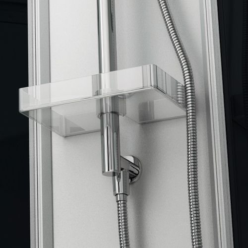 Cabine de douche rectangulaire SILVER INTEGRAL 140x90 DROITE NOIR - THALASSOR - SRIN1490D pas cher Secondaire 5 L