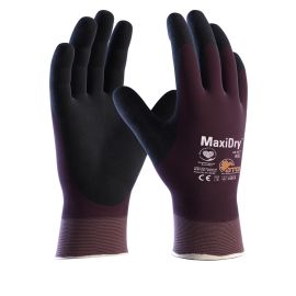 Gants de protection tricotés MAXIDRY® OIL™ rouge pourpre/noir T7 ATG AT056427-ZZ07AIN photo du produit Principale M