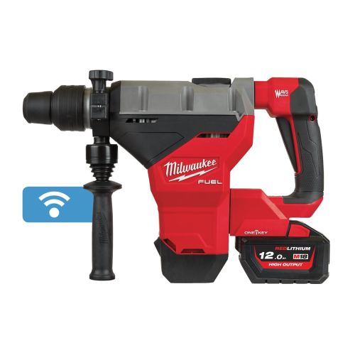 Perfo-burineur SDS-Max 18 V Milwaukee M18 FHM-121C + batterie 12 Ah + chargeur en coffret MILWAUKEE 4933464894 photo du produit