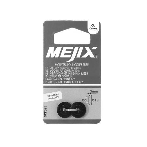 Molette pour coupe tubes 18x3x5mm - MEJIX - 180434 pas cher Secondaire 2 L