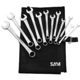 Jeu de 12 clés mixtes Sam outillage en trousse - 50N-TR12 pas cher Principale M