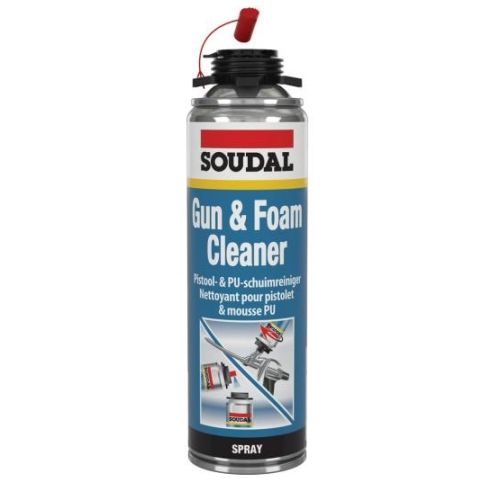 Nettoyant mousse GUN & FOAM CLEANER aérosol 500 ml SOUDAL 103658 photo du produit Principale L