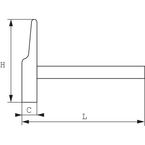 Marteaux d'électricien manche Hickory 16 mm SAM OUTILLAGE 312-16N photo du produit Secondaire 1 L