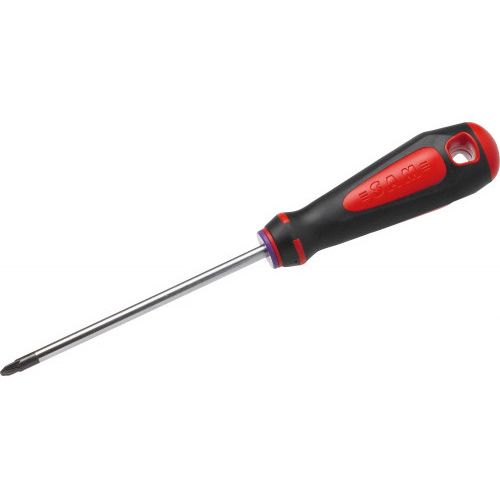 Tournevis SAMSOFORCE PZ0 3x75mm - SAM OUTILLAGE - TB-0PZ75 pas cher