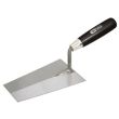 Truelle italienne carrée lame en acier manche en bois 200 mm KS TOOLS 144.0123 photo du produit