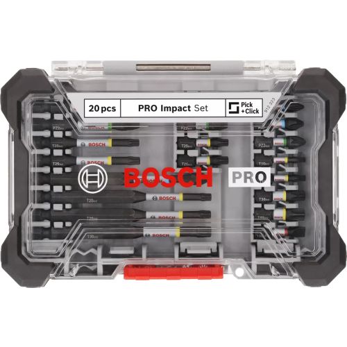 Coffret d'embouts de vissage PRO Impact 20 pièces BOSCH 2608521U74 photo du produit Secondaire 3 L
