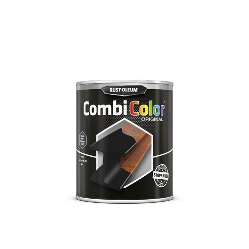 Primaire de protection antirouille et finition CombiColor Original noir mat pot 750ml - RUST-OLEUM - 7378.0.75 pas cher