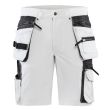 Short peintre stretch 4D avec poches flottantes Blanc/Gris foncé T40 - BLAKLÄDER - 108816451098C46 pas cher