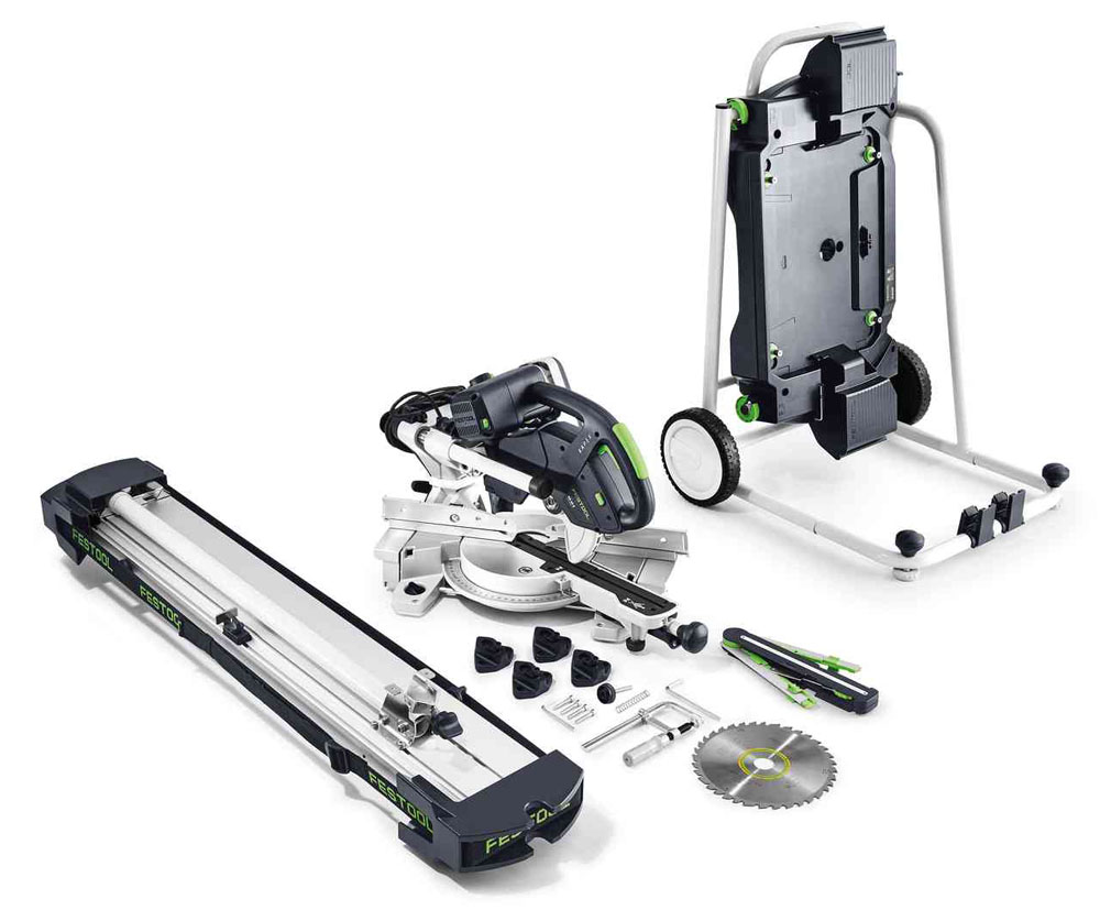 Scie à onglet radiale FESTOOL KAPEX KS 60E UG Set Ø216 mm 574789