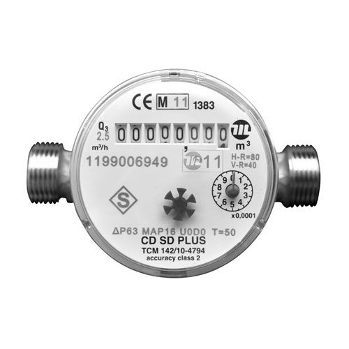 Compteur divisionnaire double interrupteur eau chaude 20/27 - SOMATHERM - 1450-03 pas cher