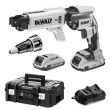 Visseuse plaquiste 18V + 2 batteries 2Ah + chargeur + coffret TSTAK - DEWALT - DCF620D2K-QW pas cher