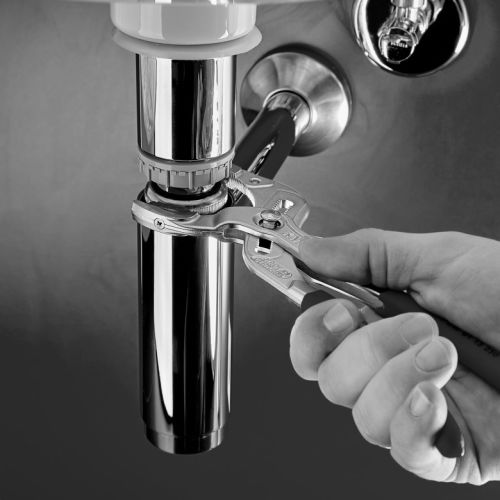 Pince pour siphons et connecteurs 250mm - KNIPEX - 81 13 250 pas cher Secondaire 9 L