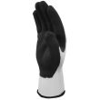 Gants anti-coupure tricoté polyester enduit mousse de latex APOLLON VV733 jaune fluo/noir T9 - DELTA PLUS - VV73309 pas cher Secondaire 1 S