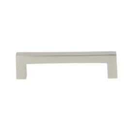 Poignée rectangle fine entraxe 128mm aluminium finition nickel velours - CADAP - P0569/128/18S pas cher Principale M