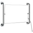 Miroir de salle de bain incassable 400x600 en inox poli DELABIE 3453 photo du produit Secondaire 2 S