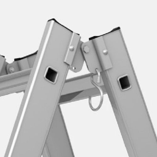 Echelle double &eacute;vas&eacute;e aluminium 2x6 marches -TUBESCA-COMABI - 2255006 pas cher Secondaire 1 L