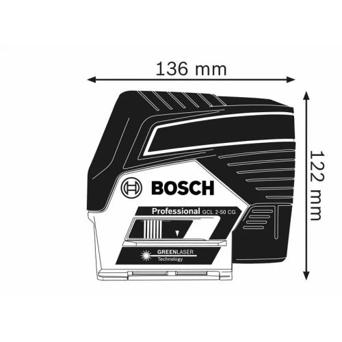 Laser combiné GCL 2-50 CG (Vert) + support RM2 - BOSCH - 0601066H00 pas cher Secondaire 1 L