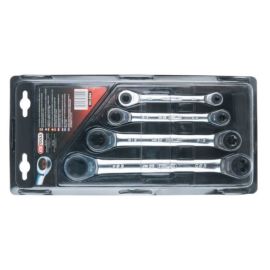 Jeu de 4 clés polygonales à cliquet Ks Tools Torx et Gearplus - 503.4364 photo du produit Principale M