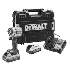 Boulonneuse à chocs 1/2'' 18V XR Dewalt DCF921H2T-QW BRUSHLESS + 2 batteries + chargeur + coffret T-STAK pas cher Principale M