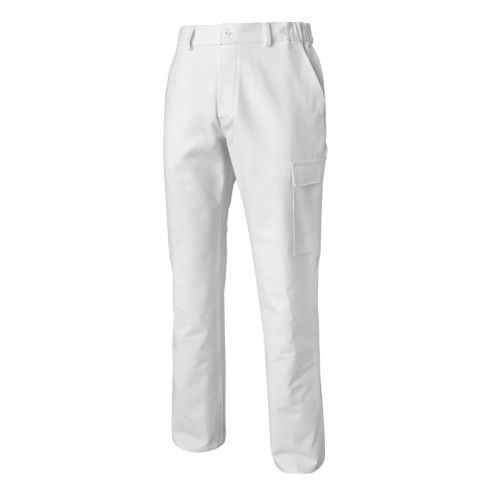 Pantalon NEW PILOTE® coton blanc T44 - MUZELLE DULAC - 050PN10BC44 pas cher