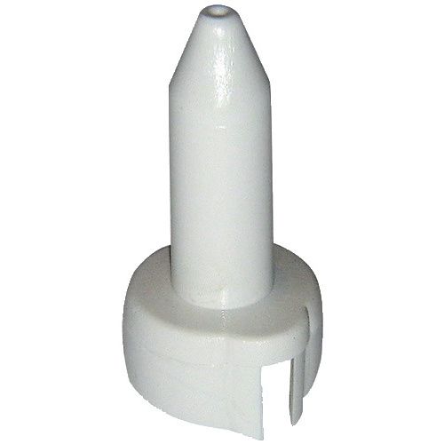 Fourreau plastique blanc pour paumelle universelle - MONIN - M-789032 photo du produit Principale L