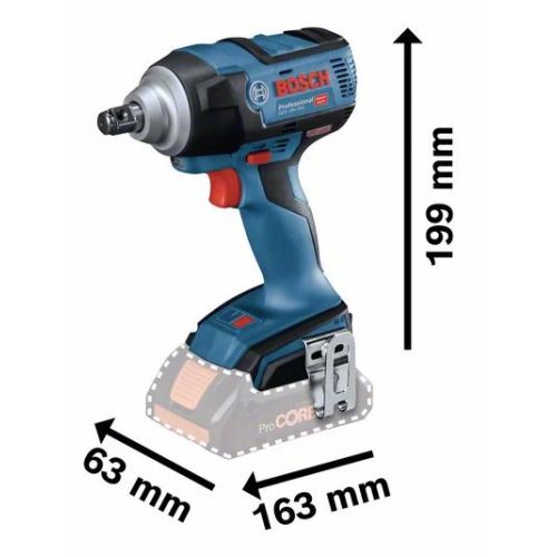 Boulonneuse 18 V Bosch GDS 18V-300 Professional (sans batterie ni chargeur) + coffret L-BOXX- 06019D8201 photo du produit Secondaire 2 L