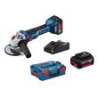 Meuleuse GWS 18V-10 + 2 batteries 5 Ah + chargeur + coffret L-BOXX BOSCH 06019J4004 photo du produit Secondaire 2 S