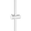 Support colonne de douche blanc pour barre D32 - DELABIE - 510110 pas cher