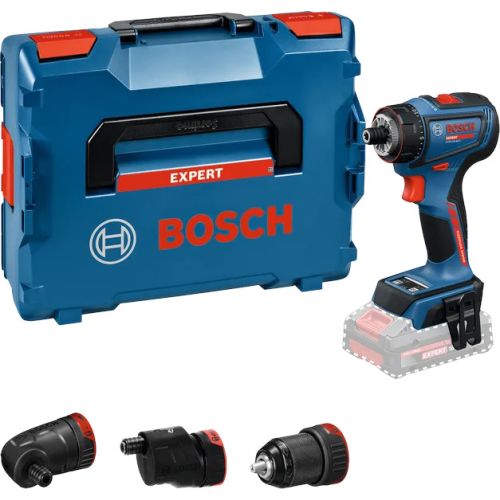 Perceuse-visseuse EXSR18V-90FC (sans batterie ni chargeur) avec 3 accessoires flexiclick + L-BOXX BOSCH EXPERT 06019R2003 photo du produit