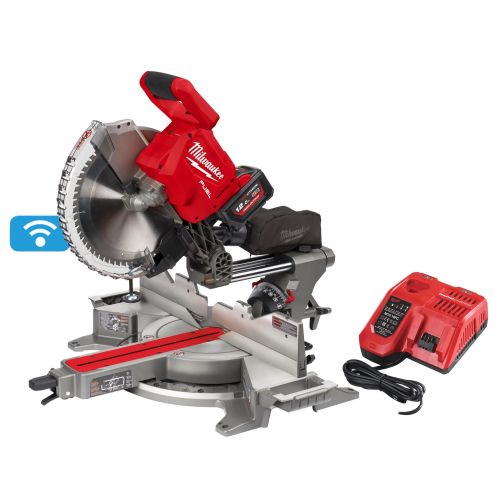 Scie à onglet radiale 18 V FUEL M18 FMS305-121 305 mm One-key + batterie 12 Ah + chargeur rapide MILWAUKEE 4933471122 photo du produit