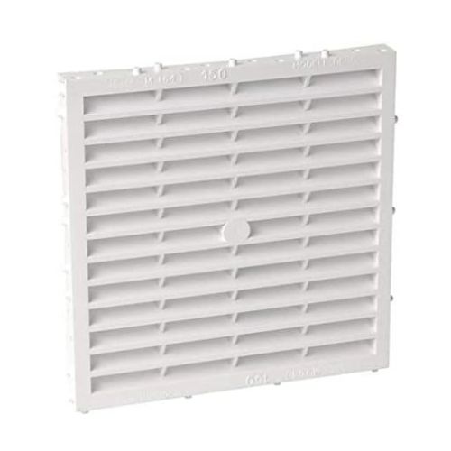 Grille de ventilation rectangulaire pour fa&ccedil;ade avec ergots 150 M  - NICOLL - M161 pas cher