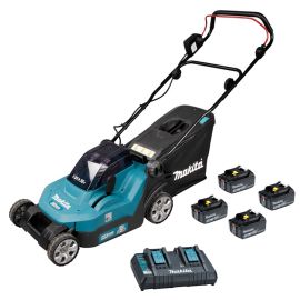 Tondeuse à gazon 2 x 18V LXT Makita DLM382PF4 38 cm + 4 batteries 3 Ah + chargeur photo du produit Principale M