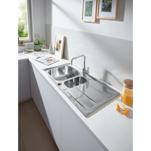 Mitigeur d'évier EURODISC COSMOPOLITAN bec haut pivotant GROHE 32259003 photo du produit Secondaire 2 L