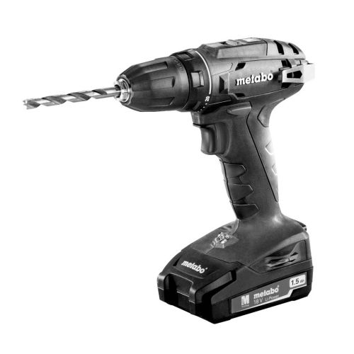 Perceuse visseuse 18V BS 18 + 2 batteries 1,5Ah + chargeur + coffret standard - METABO - 602207950 pas cher