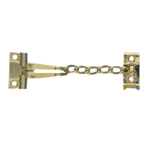 Entrebâilleur de sécurité CHAIN en acier pour porte couleur dorée longueur 120mm - SOCONA - C2 pas cher