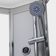 Cabine de douche Hydromassante SILVER HYDRO 120x80 gauche blanc - THALASSOR - SRMB1280G-ANGLE pas cher Secondaire 2 S