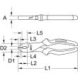 Pince universelle TITANPLUS 8'' 200 mm KS TOOLS 965.0625 photo du produit Secondaire 1 S