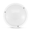 Hublot LED RONDO D 300mm 18W 1600Lm 4000K IP65 blanc - MIIDEX LIGHTING - 7786 pas cher