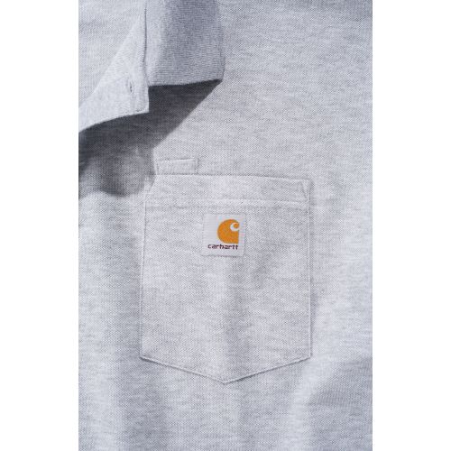 Polo WORKWEAR POCKET T2XL gris CARHARTT S1K570HGYXXL photo du produit Secondaire 1 L