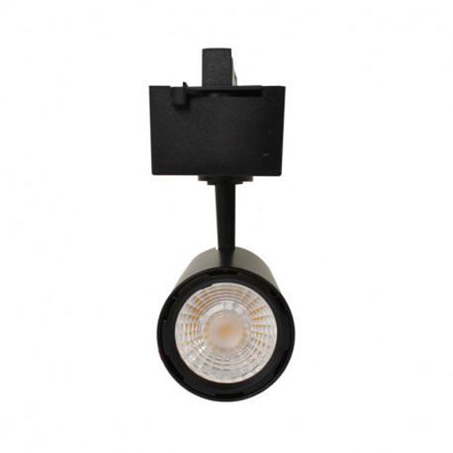 Spot LED COOL sur rail noir 25 W 3000 K 2200 lm + adaptateur rail 03 allumages MIIDEX LIGHTING 8352 photo du produit