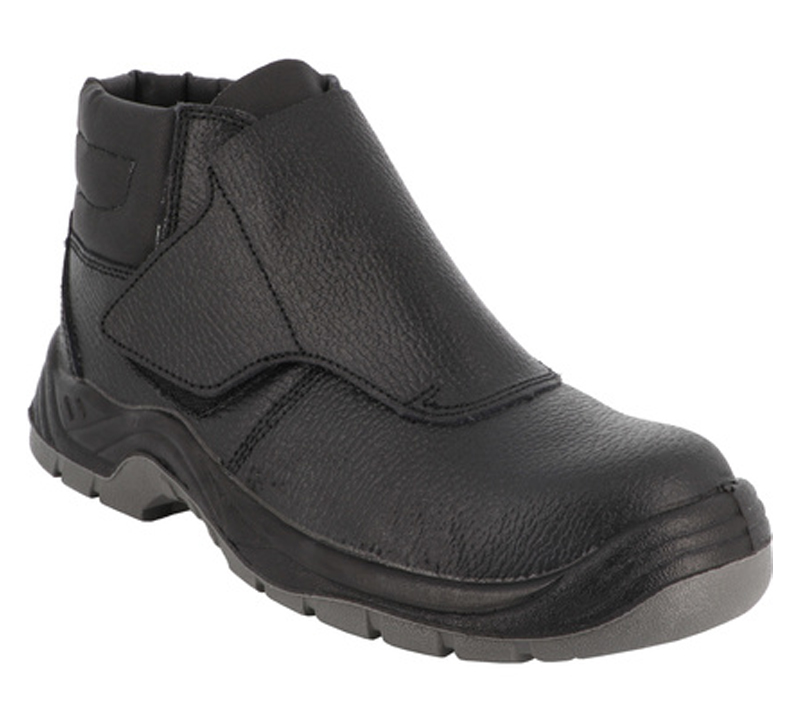 Chaussure de sécurité haute S1P SRC cuir grainé noir T39 - SINGER - ST280.39