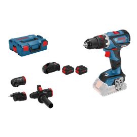 Perceuse-visseuse 18V Bosch GSR 18V-60 FC + 2 batteries ProCore 8Ah + chargeur en coffret L-Boxx - 06019G710H photo du produit Principale M