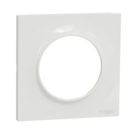 Lot de 20 plaques STYL ODACE Schneider Electric 1 poste blanche - SHN0412845 photo du produit Principale M