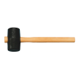 Maillet caoutchouc noir 275 mm D 44 mm MEJIX 180207 photo du produit