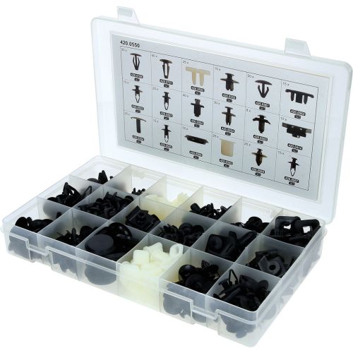 Assortiment d'agrafes pour Nissan 408 pièces KS TOOLS 420.0550 photo du produit