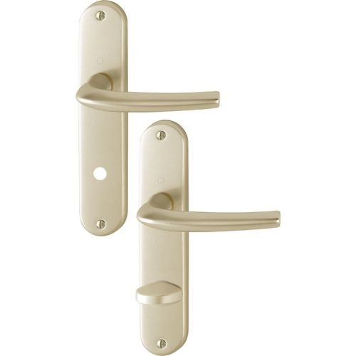 Ensemble San Diego grand model type à condamnation finition F2 alu aspect champagne - HOPPE - 3559811 pas cher