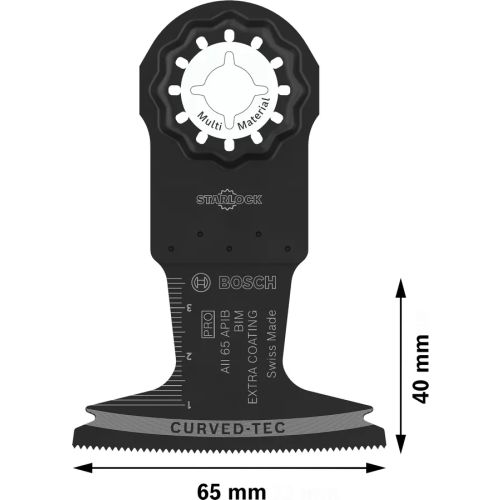 Boîte de 25 lames Starlock pour coupe plongeante BIM PRO AII 65 APIB 65 x 40 mm BOSCH 2608669081 photo du produit Secondaire 1 L