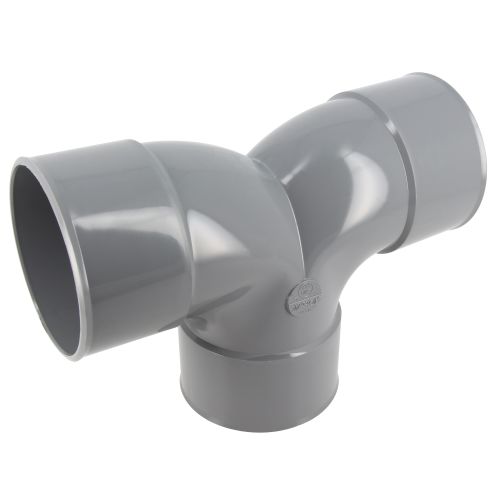 Coude double parallèle D 63mm femelle-femelle à 87°30 en PVC – NICOLL - OL88 pas cher